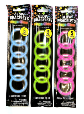 George Home Glow Bracelet Pack - Colour May Vary