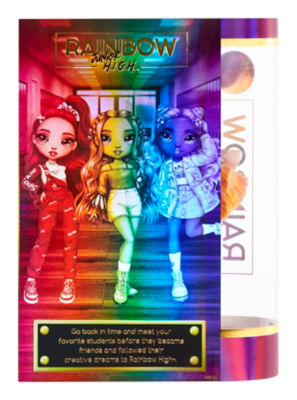 Rainbow High Fashion Doll - Ruby Anderson (Red),Poppy Rowan (Orange),Sunny Madison (Yellow)