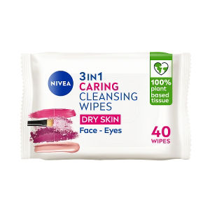 Nivea Cleansing Face Wipes Dry Skin 40 Pack 40pc