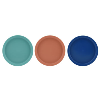 George Home ColourBlock Kids Plate (Style May Vary) 18x18x2.4cm