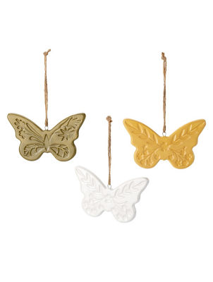 George Home Butterfly Hanging Decor 3 Pack 15cm (Styles May Vary)