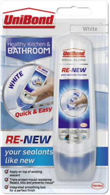 UniBond Re-New Kitchen & Bathroom Sealant 100ml
