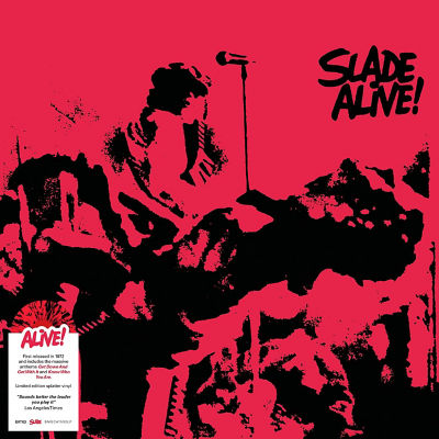 Vinyl Slade Alive - Limited Red & Black Splatter Colour Vinyl)