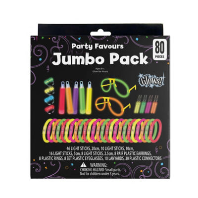 GLOW Jumbo Party Favours Set