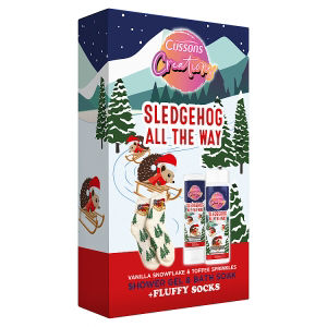 Cussons Creations Sledgehog All the Way Shower Gel & Bath Soak +Fluffy Socks