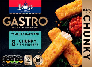 Young's Gastro 8 Tempura Battered Chunky Fish Fingers 320g - ASDA Groceries