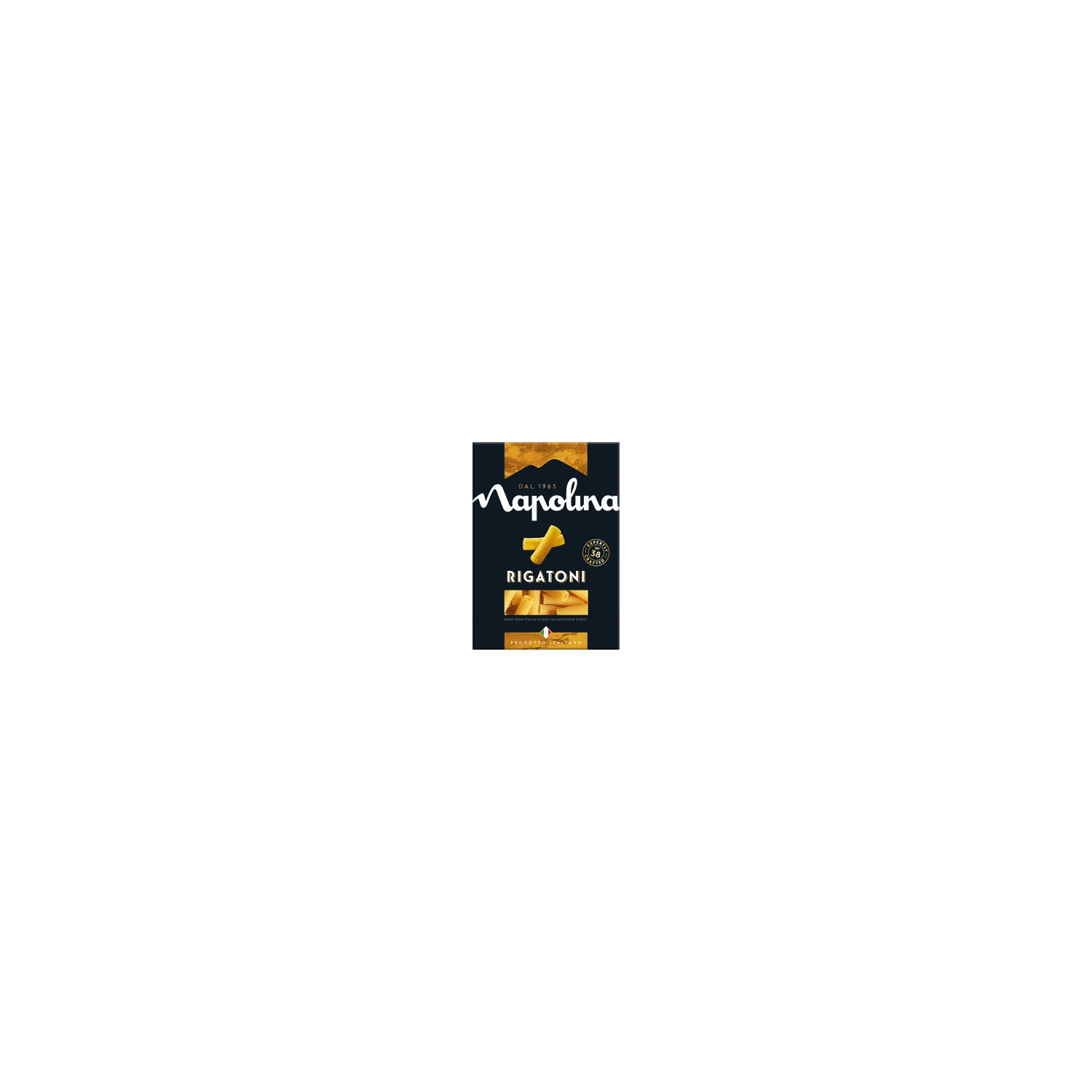Rigatoni Pasta Made from 100% Durum Wheat Semolina 500g
