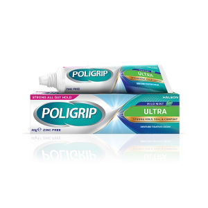 Poligrip Denture Fixative Cream Ultra Mild Mint 40g