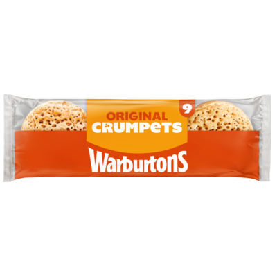 Warburtons 9 Original Crumpets