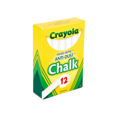 Crayola - Anti Dust White Chalk - Image 5