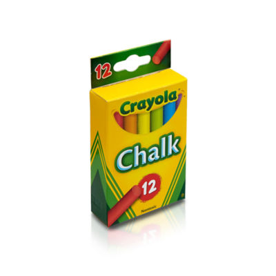 Crayola Coloured Chalk - 12 pcs