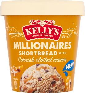 Kellys Millionaires Shortbread with Cornish Clotted Cream 425ml