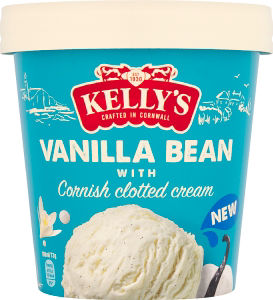 Kellys Vanilla Bean with Cornish Clotted Cream 425ml