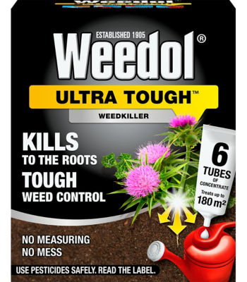 Weedol Ultra Tough Concentrate 6 Pack 180m2