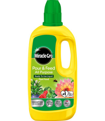 Miracle-Gro Pour & Feed All Purpose Ready to Use Liquid Plant Food 1 Litre