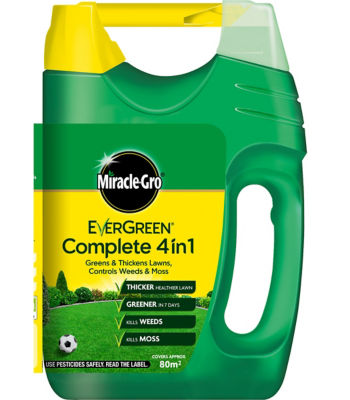 MIRACLE GRO Complete 4 in 1 Lawn Treatment 2.8kg