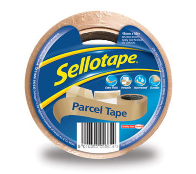 Sellotape Brown Parcel Tape Roll 48mmx50m