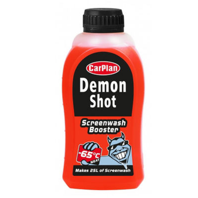 Carplan Demon Shot Screenwash Booster, 500 Ml, Creates 25 Litres Of