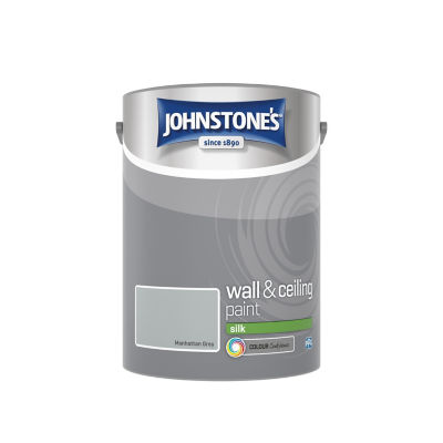 Johnstone's Manhattan Grey Vinyl Silk Emulsion Paint