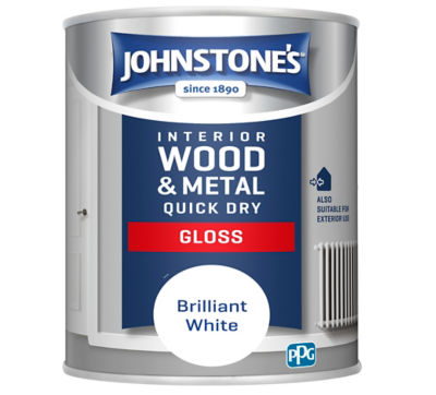Johnstone's Brilliant White Quick Dry Gloss Paint