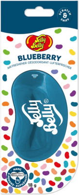Jelly Belly 3D Hanging Air Freshener Blueberry