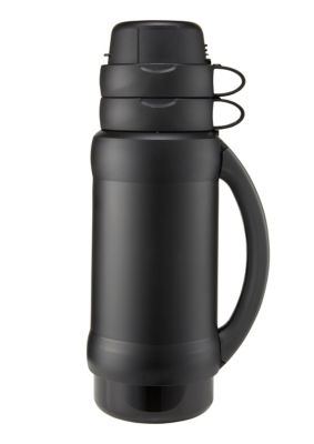 THERMOS Black Premier Flask 1L