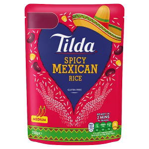 Tilda Microwave Spicy Mexican Long Grain Rice 250g