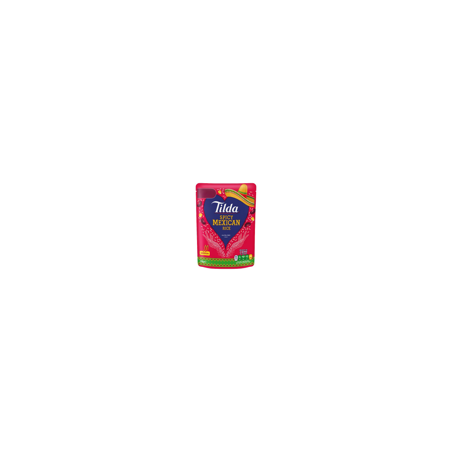 Tilda Microwave Spicy Mexican Long Grain Rice 250g