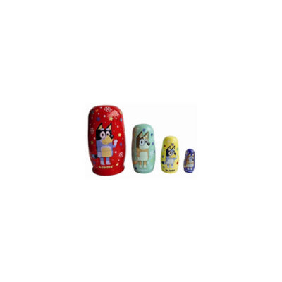ASDA Bluey Nesting Characters - Set of 4