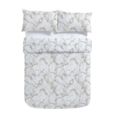 Silentnight Reversible Duvet Set Marble - Single