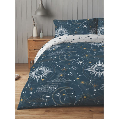 Silentnight Celestial Cotton Rich Reversible Duvet Set - King