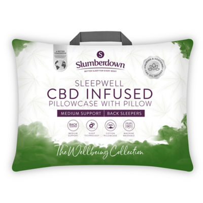George Home Slumberdown Pillow with CBD infused case