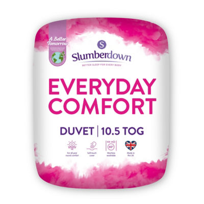 Comfort White Slumberdown Everyday Duvet 10.5 Tog - Single - Image 2