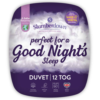 George Home Slumberdown Good Nights Sleep Duvet - 12 Tog