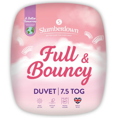 Slumberdown Full & Bouncy 7.5 Tog Duvet - Double