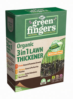 Green Fingers Organic 3 in 1 Lawn Thickener 1.25kg