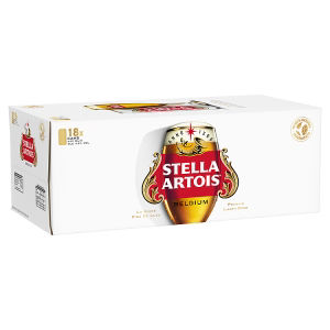 Stella Artois Premium Lager Beer Cans 18X440ml