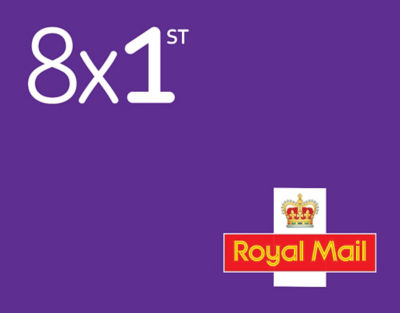 Royal Mail First Class Stamp Book Pack of 8 1CB8SINGLE POF15477