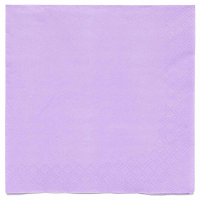 Amscan 20 Lavender Luncheon Paper Napkins