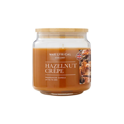TESCO Wax Lyrical England Hazelnut Crepe Candle 335g