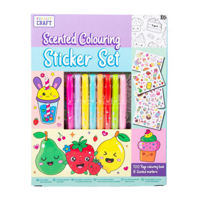 rms Scented Colouring Sticker Set