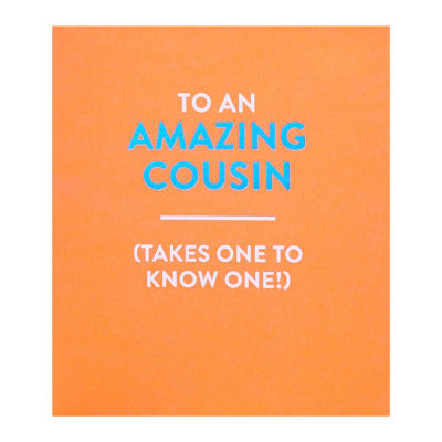 George Home Cousin Birthday Card