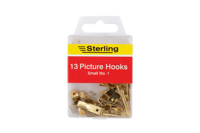 Sterling 13 Picture Hooks - Small No. 1