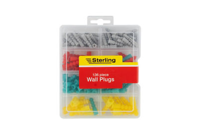Sterling 136 piece plastic anchor set