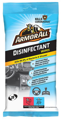 Armor All Disinfectant Flow Wipes, 20 Wipes