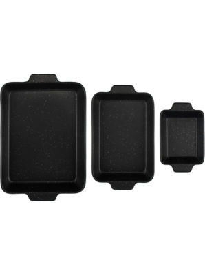 Scoville Ceramics 3 Piece Roaster Set