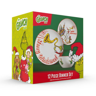 ASDA The Grinch Dinner Set - 12 Piece