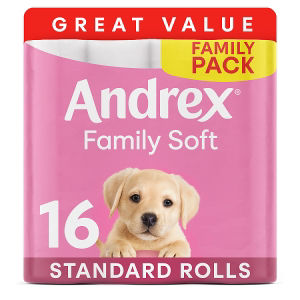 Andrex Family Soft Toilet Tissue 16 Rolls