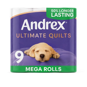 Andrex Ultimate Quilts Toilet roll 9 Mega Rolls