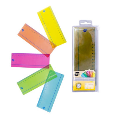 Pukka Pads Irlen Reading Overlays Reading Ruler Assorted Colours - Pack of 5